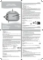 LEXIBOOK CR550 series Instruction Manual preview