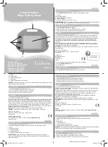 LEXIBOOK CR550 series Instruction Manual preview