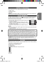 Preview for 7 page of LEXIBOOK CYBER CONSOLE TV Instruction Manual