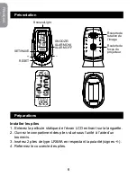 Предварительный просмотр 6 страницы LEXIBOOK Design TimeProjector RP170 Instruction Manual