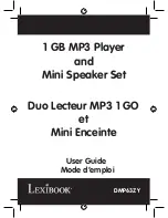 LEXIBOOK DMP63ZY User Manual preview