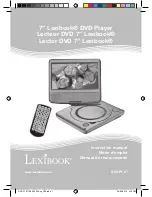 Предварительный просмотр 1 страницы LEXIBOOK DVDP1_07 Instruction Manual