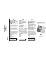 LEXIBOOK E410 Instruction Manual preview