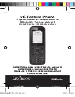 Preview for 1 page of LEXIBOOK GSM20 serie Instruction Manual