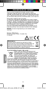 Preview for 32 page of LEXIBOOK HPBT010 Series Instruction Manual