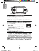 Предварительный просмотр 4 страницы LEXIBOOK JL2375 Instruction Manual