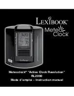 LEXIBOOK Meteoclock RL2000 Instruction Manual preview