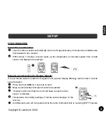 Предварительный просмотр 5 страницы LEXIBOOK MeteoClock SM1400 Owner'S Manual