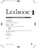 Предварительный просмотр 19 страницы LEXIBOOK Meteoclock SM880 Owner'S Manual