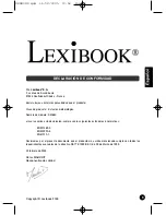 Предварительный просмотр 28 страницы LEXIBOOK Meteoclock SM880 Owner'S Manual