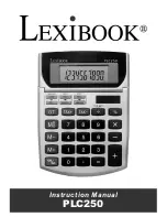 LEXIBOOK PLC250 Instruction Manual preview