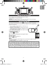 Предварительный просмотр 5 страницы LEXIBOOK Power Cyber Arcade JL3000 Instruction Manual