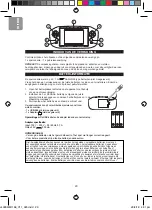 Предварительный просмотр 20 страницы LEXIBOOK Power Cyber Arcade JL3000 Instruction Manual