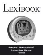 LEXIBOOK PUNCTUAL THERMOCLOCK Instruction Manual preview