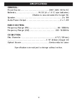 Preview for 16 page of LEXIBOOK RCD100DC Quick Reference Manual