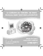 Preview for 1 page of LEXIBOOK SMBABY1 Instruction Manual