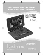 Предварительный просмотр 1 страницы LEXIBOOK SPIDER-MAN PORTABLE DVD PLAYER Instruction Manual