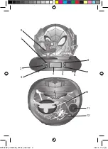 Preview for 3 page of LEXIBOOK Spider-Man RP500SP Instruction Manual