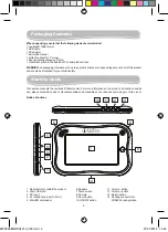 Предварительный просмотр 4 страницы LEXIBOOK Tablet Junior MFC250 Instruction Manual