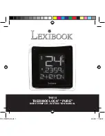 LEXIBOOK TH010 THERMOCLOCK PURE Instruction Manual preview