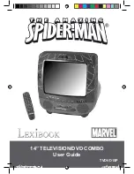 Preview for 1 page of LEXIBOOK The Amazing Spider-Man TVDVD1SP (Spanish) Guía Del Usuario