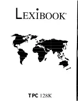 Предварительный просмотр 1 страницы LEXIBOOK TPC 128K Manual