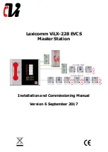Lexicomm ViLX-228 Installation And Commissioning Manual preview