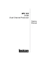 Lexicon 200 Service Manual preview