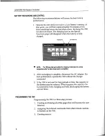 Preview for 8 page of Lexicon 700t Owner'S Manual And Programming Manual