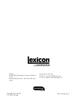 Preview for 32 page of Lexicon I-O|42 Owner'S Manual