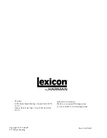 Preview for 28 page of Lexicon I-O|82 Owner'S Manual