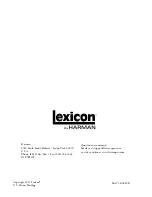 Preview for 44 page of Lexicon I-O|FW810S Owner'S Manual