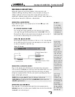 Preview for 11 page of Lexicon Lambda Owner'S Manual