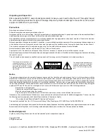 Preview for 2 page of Lexicon MPX 1 User Manual