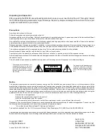 Preview for 2 page of Lexicon PCM 80 User Manual