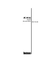 Preview for 3 page of Lexicon PCM 91 User Manual