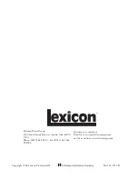 Preview for 68 page of Lexicon PCM 96 Owner'S Manual