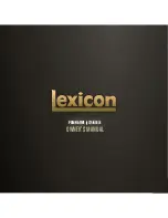 Lexicon PCM NATIVE STRINGBOX Owner'S Manual предпросмотр