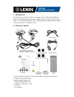 Предварительный просмотр 3 страницы LEXIN LX-S4 User Manual