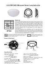 Lexing LX-LD105P-ADS Quick Start Manual предпросмотр