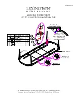 LEXINGTON 415-877 Vernon Hills Assembly Instructions preview