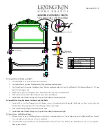 LEXINGTON 537-133C Assembly Instructions предпросмотр