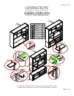 Предварительный просмотр 1 страницы LEXINGTON Taipei 556-909C Assembly Instructions