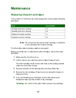 Preview for 21 page of Lexmark 1100 - W 840 B/W Laser Printer User Manual