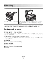 Предварительный просмотр 78 страницы Lexmark 13B0500 User Manual