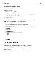 Preview for 280 page of Lexmark 13C1104 - X 466dwe B/W Laser User Manual