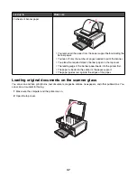 Preview for 37 page of Lexmark 1410007 - X 3550 Color Inkjet User Manual