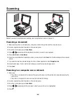 Preview for 63 page of Lexmark 1410007 - X 3550 Color Inkjet User Manual