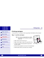 Предварительный просмотр 24 страницы Lexmark 14D0070 - Z23 Color Printer User Manual