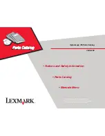 Preview for 1 page of Lexmark 16A0867 - OptraImage 725 Parts Catalog